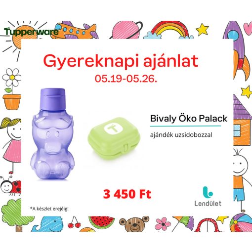 Öko Palack Bivaly + ajándék Uzsidoboz