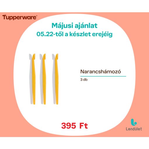 Narancshámozó - 3 db
