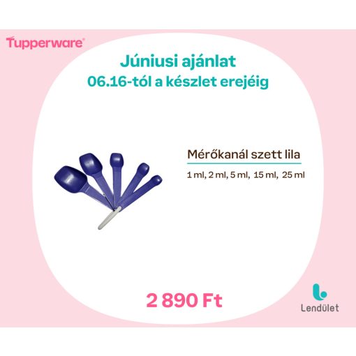 Mérőkanál Szett - lila