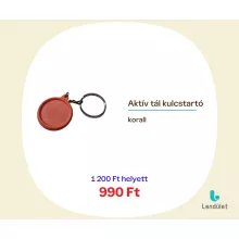 Aktív Tál Kulcstartó - korall