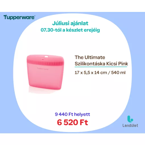 The Ultimate Szilikontáska Kicsi Pink