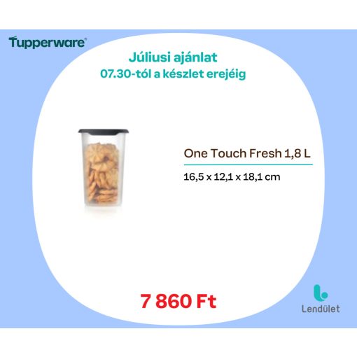 One Touch Fresh™ 1,8 L - fekete