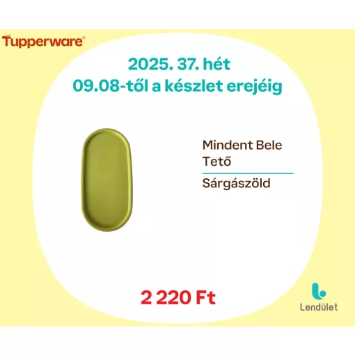 Mindent Bele Tető - Sárgászöld