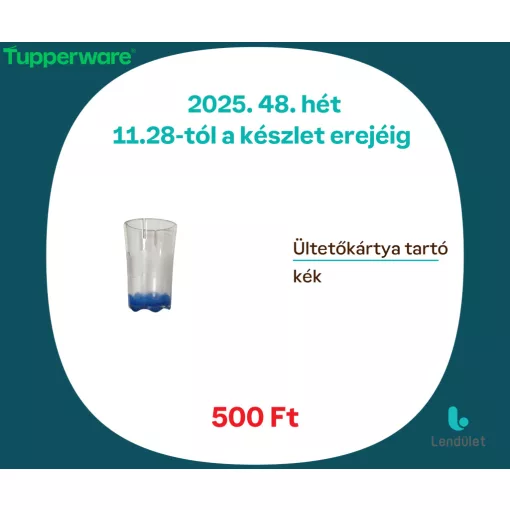 Ültetőkártya tartó - kék