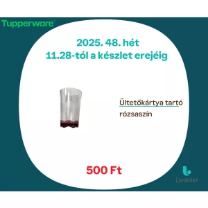 Ültetőkártya tartó - rózsaszín