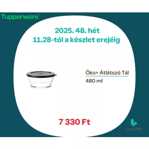 Öko+ Átlátszó Tál - 480 ml