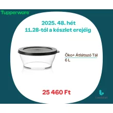 Öko+ Átlátszó Tál - 6 L