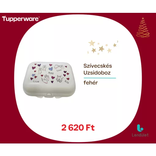  Szívescskés Uzsidoboz fehér