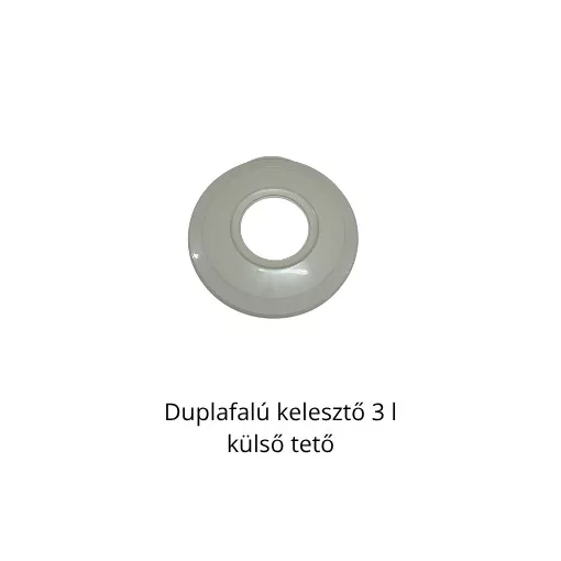 Duplafalú Kelesztő 3 L külső tető - fehér