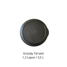 Kristály tető - fekete 1,3 lapos /3,5 L