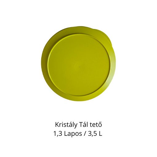 Kristály tető - sárgás zöld