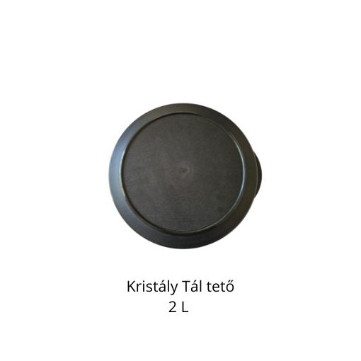 Kristály tető 2,1 L - fekete