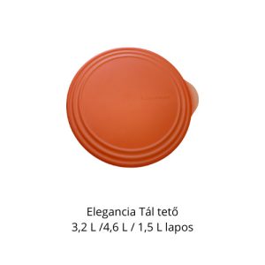 Elegancia Tál tető - korall  3,2 L /4,6 L / 1,5 lapos