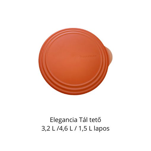Elegancia Tál tető - korall