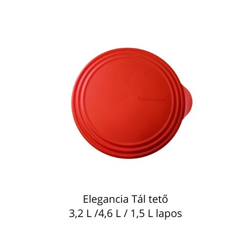 Elegancia Tál tető - piros